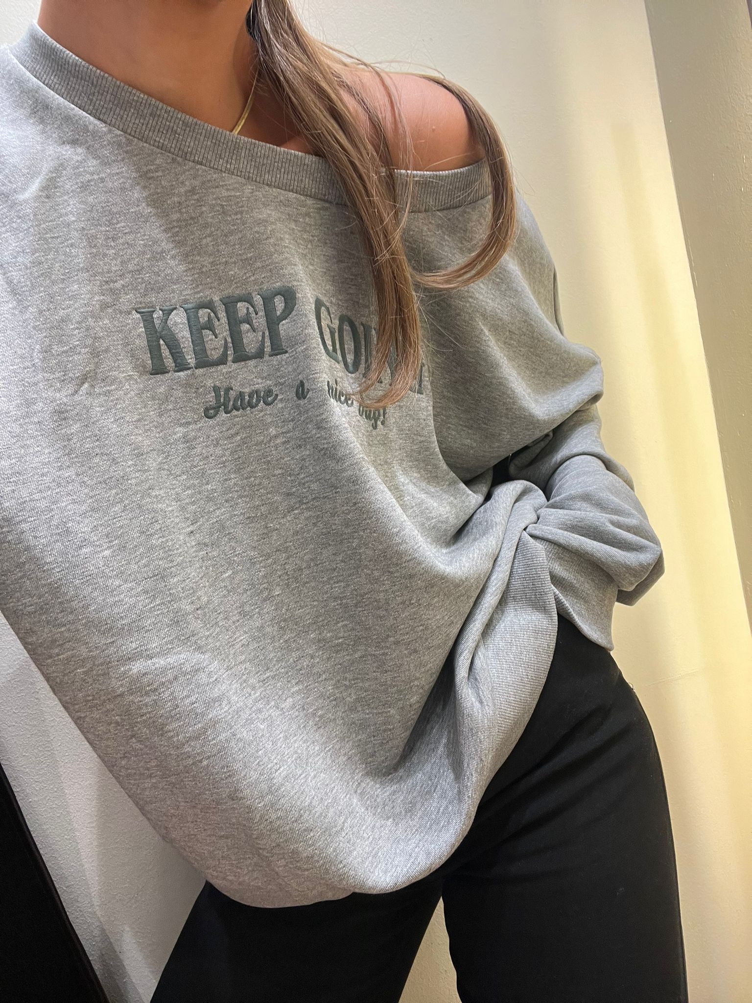 VMCYAN Sweatshirt - Light Grey Melange
